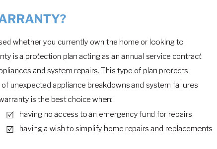 home warranty barren